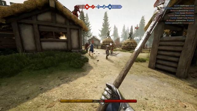 MORDHAU - парень с алебардой смотреть онлайн