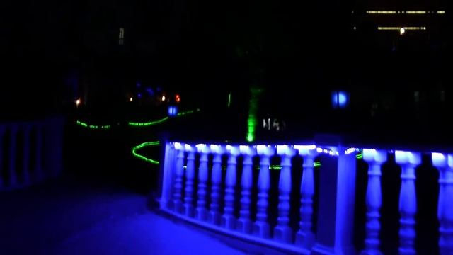 4.Турция. Авсаллар. Отель Grand Sunlife 4*  вечером. 09.2013г.