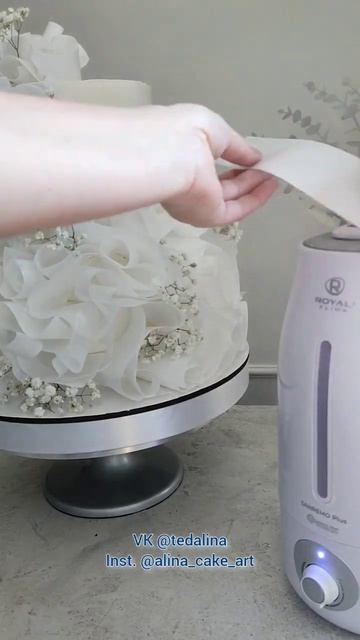 Как легко загибать рюши для торта с вафельной бумагой без возни с кастрюлькой кипятка смотреть онлайн