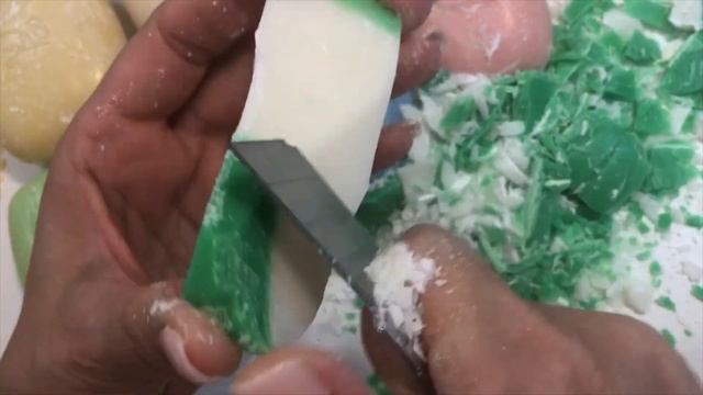 Cutting retro dry soap nice / asmr / Хорошенькие ретро кусочки / асмр смотреть онлайн