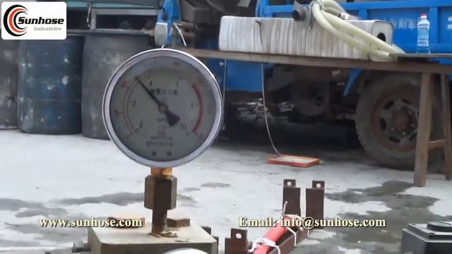 Testing the burst pressure of Lay Flat PVC Water Discharge Hose by Sunhose смотреть онлайн