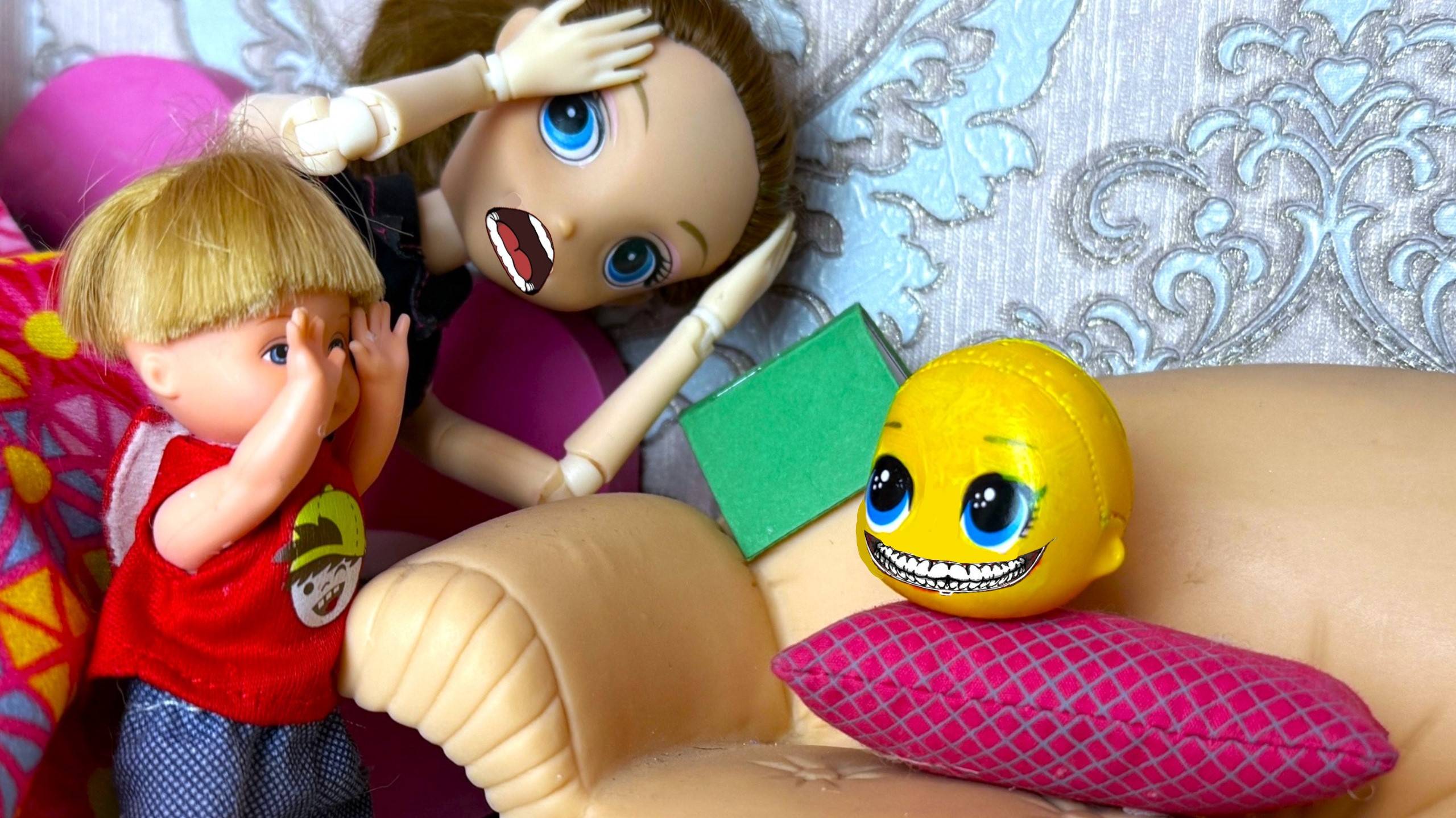 НЕ ЧИТАЙ ЭТУ СКАЗКУ НА НОЧЬ..😱 КОЛОБОК Катя и Макс веселая семейка куклы Барби истории ДАРИНЕЛКАТВ смотреть онлайн