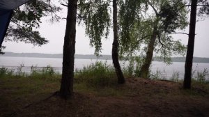 На рыбалку с палаткой. Кемпинг на Волге. Отдыхаем от городской суеты и жары.
