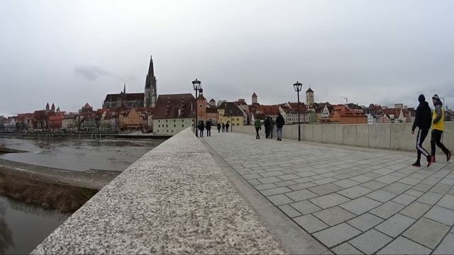 "Вечный мост" 53. Steinerne Bruecke. Regensburg. 20230312 смотреть онлайн