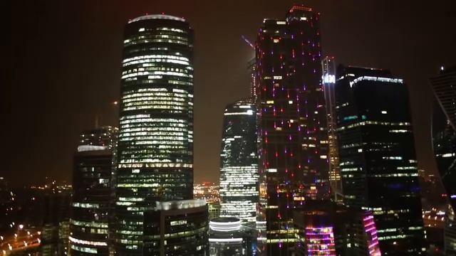 Ночная Москва, Москва Сити смотреть онлайн