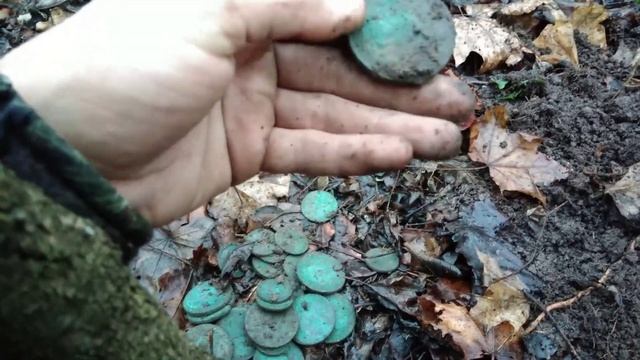 Мрії збуваються я їх знайшов!!!. Клад царьских монет!!! Пятаків Катерини і других монет... смотреть онлайн