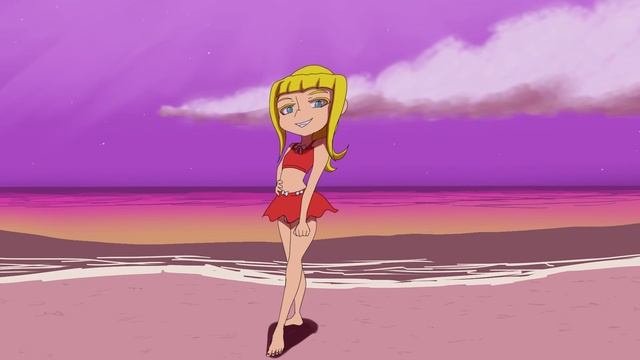 Femboy At The Beach [OC Animation]