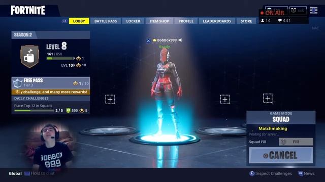 Fortnite - Live Stream : Sponsor Goal [2/5] смотреть онлайн