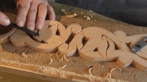 Резьба по дереву.  Резной наличник