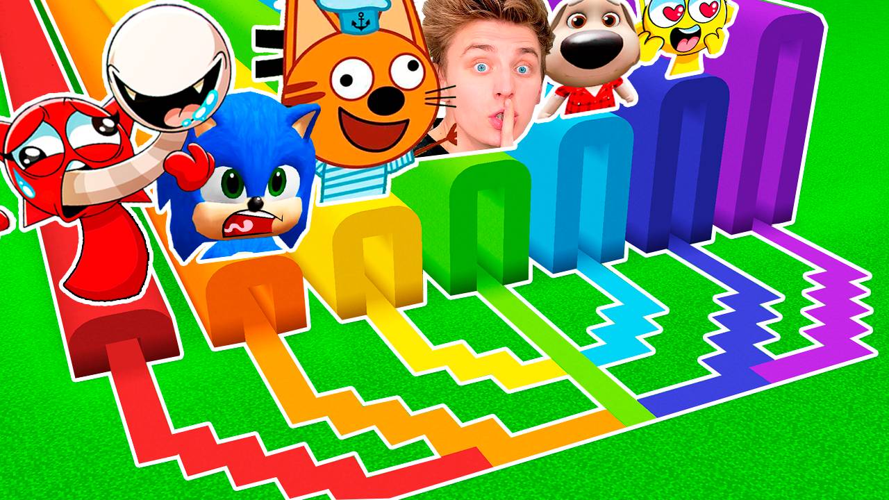 ПОЛУКРУГЛЫЕ ТОННЕЛИ СПРУНКИ ВЛАД А4 СОНИК ТРИ КОТА БЕН В МАЙНКРАФТ ЗОМБАК смотреть онлайн