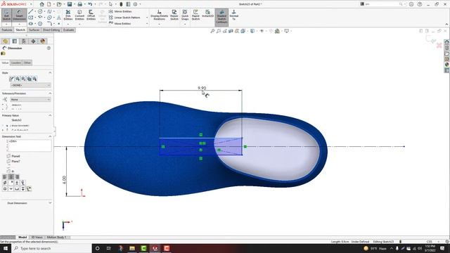 Solidworks Tutorials Sketch Casual Shoes In Solidworks смотреть онлайн
