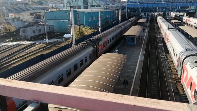 Электровоз ЭП1М 741 с поездом №274И Северобайкальск-Имеретинский курорт (Олимпийский парк). смотреть онлайн