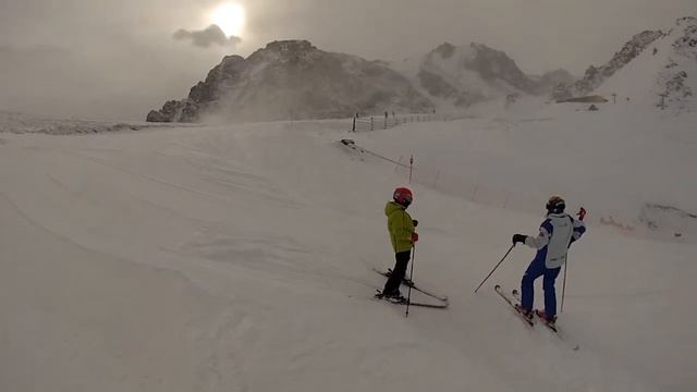 Ski resort Shimbulak. Kazakhstan. The mountains. Winter. Горнолыжный курорт Чимбулак. Казахстан смотреть онлайн
