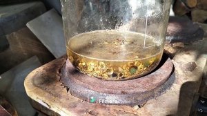 Золото из микросхем 140УД и подобных 620 штук. Хороший результат