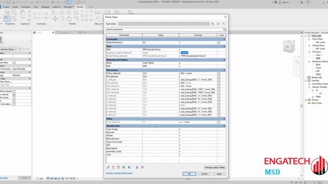 Family Revit MEP : Female Barrel Union PPR (Complete and Test) смотреть онлайн