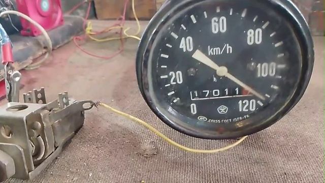 Как намотать километраж механического спидометра.