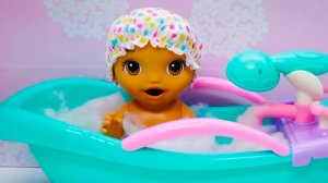 КУКЛЫ БЭБИ ЭЛАЙВ ВОДНЫЕ ПРОЦЕДУРЫ