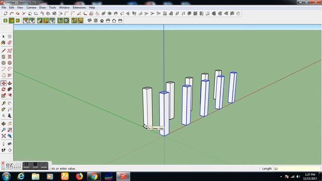 Best Way to make multiple copies in Google sketchup 2016 (Part 1/2) смотреть онлайн