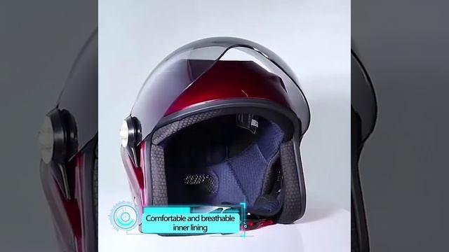 Solar Powered Bluetooth Motorcycle Helmet With Fan смотреть онлайн