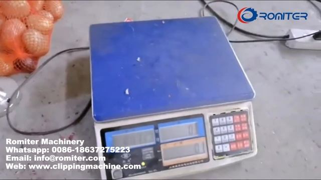 Автоматическая машина для упаковки в сетчатые пакеты для взвешивания лука смотреть онлайн