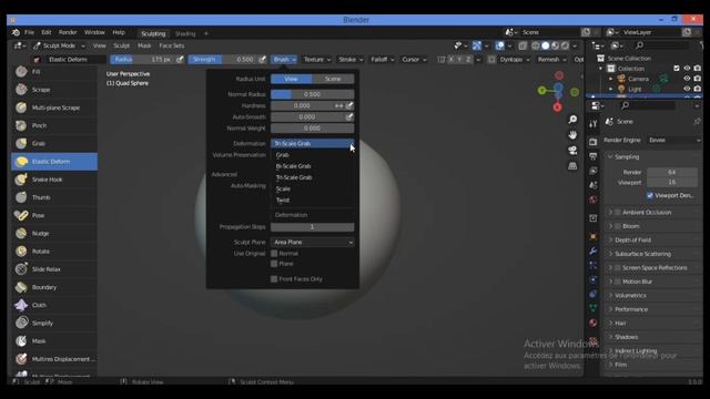 Elastic Deform Brush In Blender