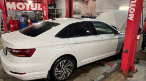 Полная аппаратная замена масла в АКПП Volkswagen Jetta 7 09s Aisin AQ300