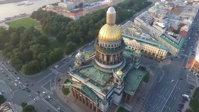 Санкт-Петербург съёмка с квадракоптера / Saint Petersburg aerial photography смотреть онлайн