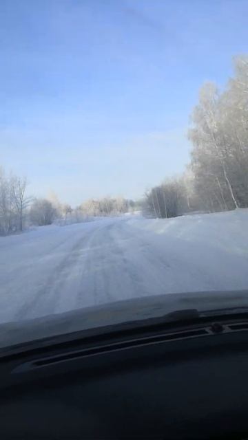 дорога в санаторий "Сакмар", красота смотреть онлайн