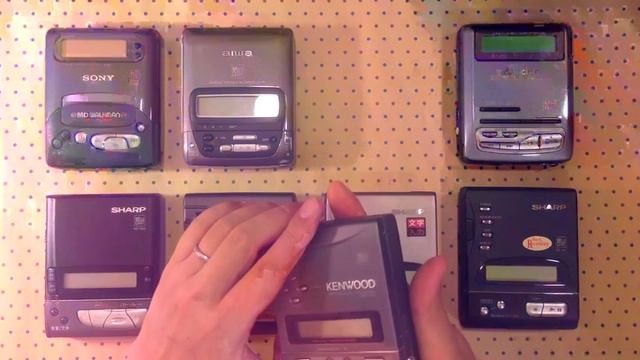 MD SONY MZ-R2, Aiwa AM-F1, Sharp MD-M11, Victor XM-R1, Kenwood DMC-A7R