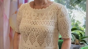 Мк шикарной летний кофточки!!!