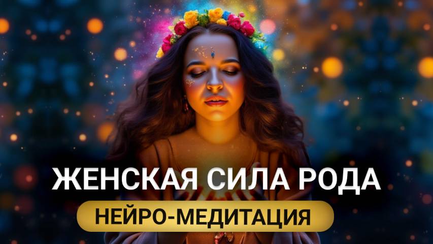 АТИВАЦИЯ Родовой Памяти и Женственности | Нейро-медитация ЖЕНСКАЯ СИЛА РОДА. Медитация мама бабушка