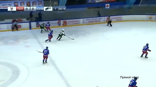 Силовой Ивана Синицкого ХК Полет - Юнисон Москва 27.02.2024 Рыбинск смотреть онлайн