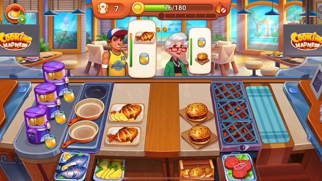 Вспомнила, что раньше играла в Cooking Madness, решила продолжить! Может быть интересная игра!