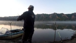 Несколько дней на реке. Ловля леща на донки.