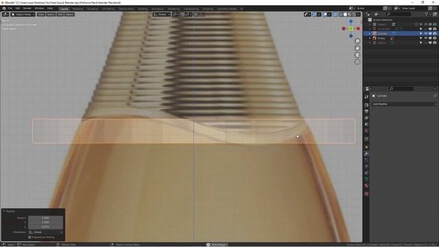How to Model Perfume Bottle in Blender (Quick Blender Tip 07) смотреть онлайн