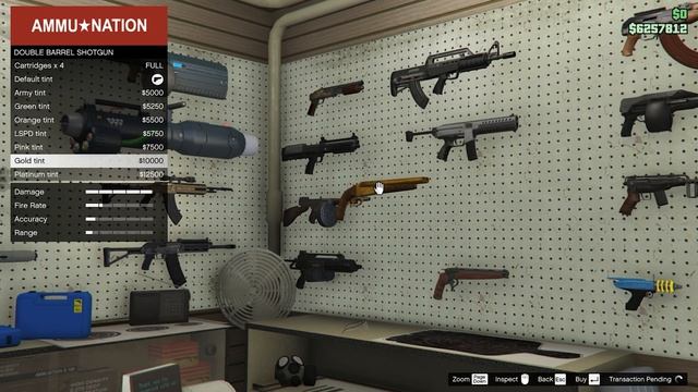 GTA 5 Buying All Guns and Weapons Skins and full max Upgrade in $3,600,000 смотреть онлайн