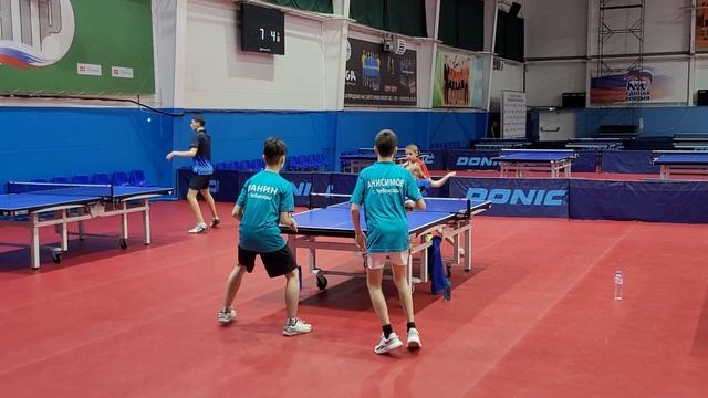 Тренируем игру в парах🏓... #настольныйтеннис #теннис #тенниснастольный #спорт смотреть онлайн