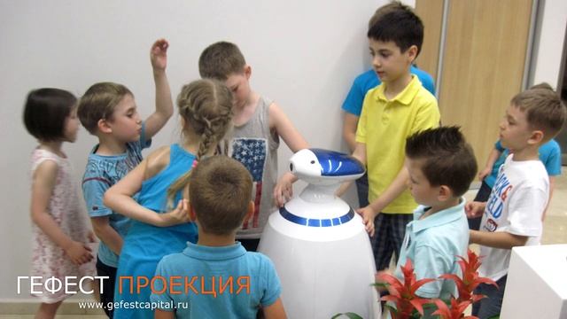 Интерактивный робот для детского праздника смотреть онлайн