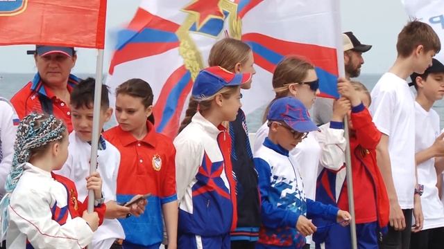 На курорте проходит Всероссийская детская регата "Весенние паруса Анапы" смотреть онлайн