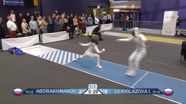 2019 122 T32 01 F F Individual Tauberbischofsheim DE WC BLUE DERIGLAZOVA Inna RUS vs ABDRAKHMANOVA смотреть онлайн