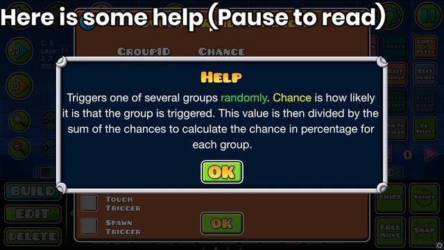 How to use the ADVRAND Trigger | Geometry Dash 2.2 Editor Tutorial смотреть онлайн
