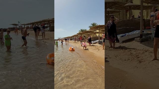 Palm BeachResort Хургада. 
Утреннее активити на пляже
