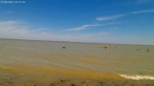 Ейск. Таганрогский залив сегодня 14.06.2024г. смотреть онлайн