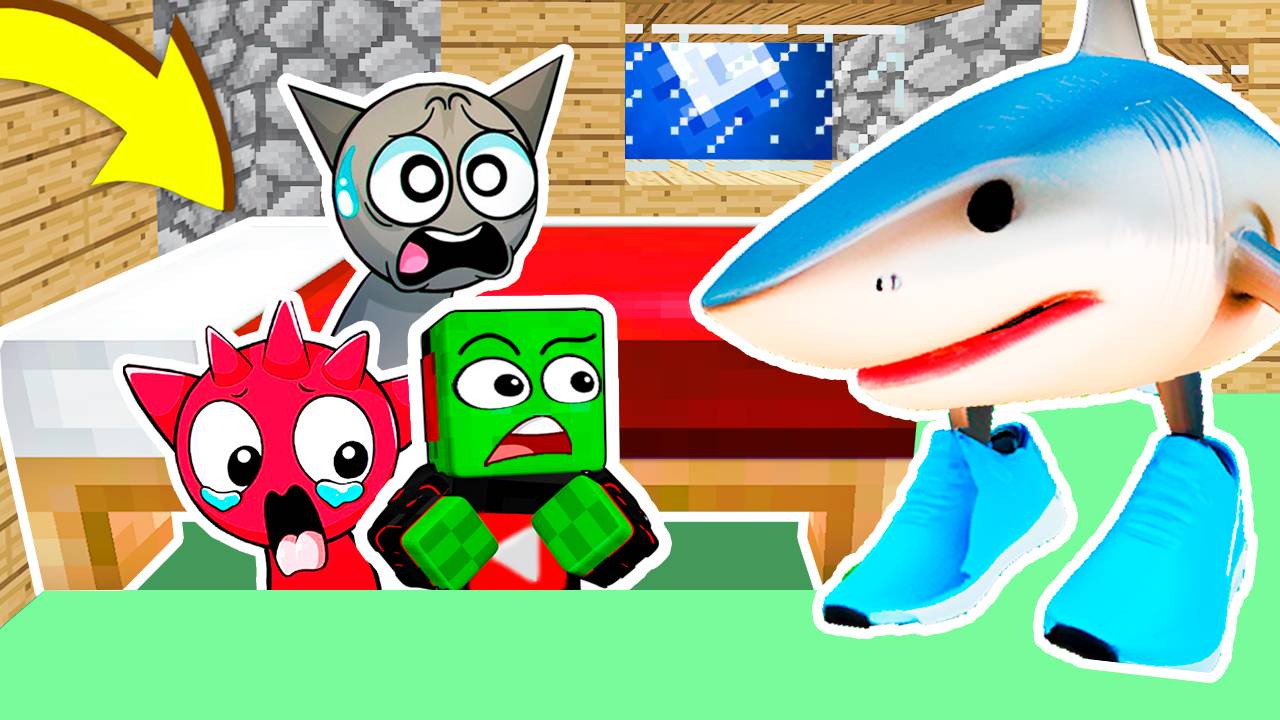 ПРЯЧУСЬ ПОД КРОВАТЬЮ со СПРУНКАМИ от ТРАЛАЛЕРО ТРАЛАЛА МЕМ БРЕЙНРОТ ЖИВОТНЫЕ в МАЙНКРАФТ СПРУНКИ смотреть онлайн