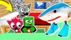 ПРЯЧУСЬ ПОД КРОВАТЬЮ со СПРУНКАМИ от ТРАЛАЛЕРО ТРАЛАЛА МЕМ БРЕЙНРОТ ЖИВОТНЫЕ в МАЙНКРАФТ СПРУНКИ