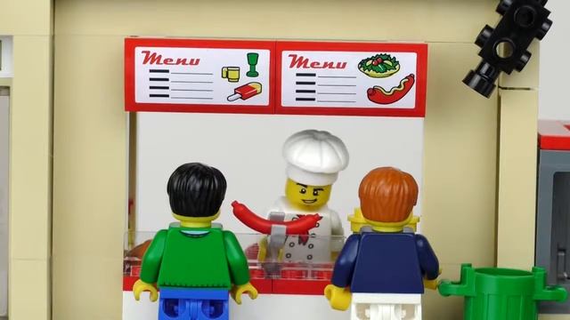 Лего Сити Железнодорожная Станция 60050 Новые серии Лего Lego city Train Stati смотреть онлайн