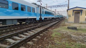 Электропоезд ЭП2Д с маршрутом Джанкой - Симферополь пасс. Отправление со ст. Джанкой