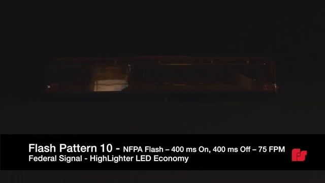 Federal Signal HighLighter™ LED Economy Mini-Lightbar Flash Patterns смотреть онлайн