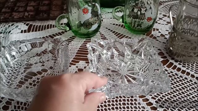Накопила советское стекло. Многовато! От бабушки, мамы и купила. смотреть онлайн