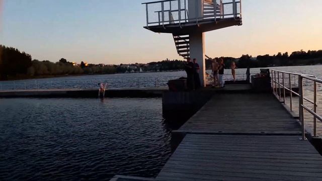 Лаппеенранта , закат, гуляем по набережной смотреть онлайн